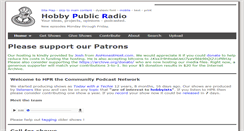 Desktop Screenshot of hobbypublicradio.org